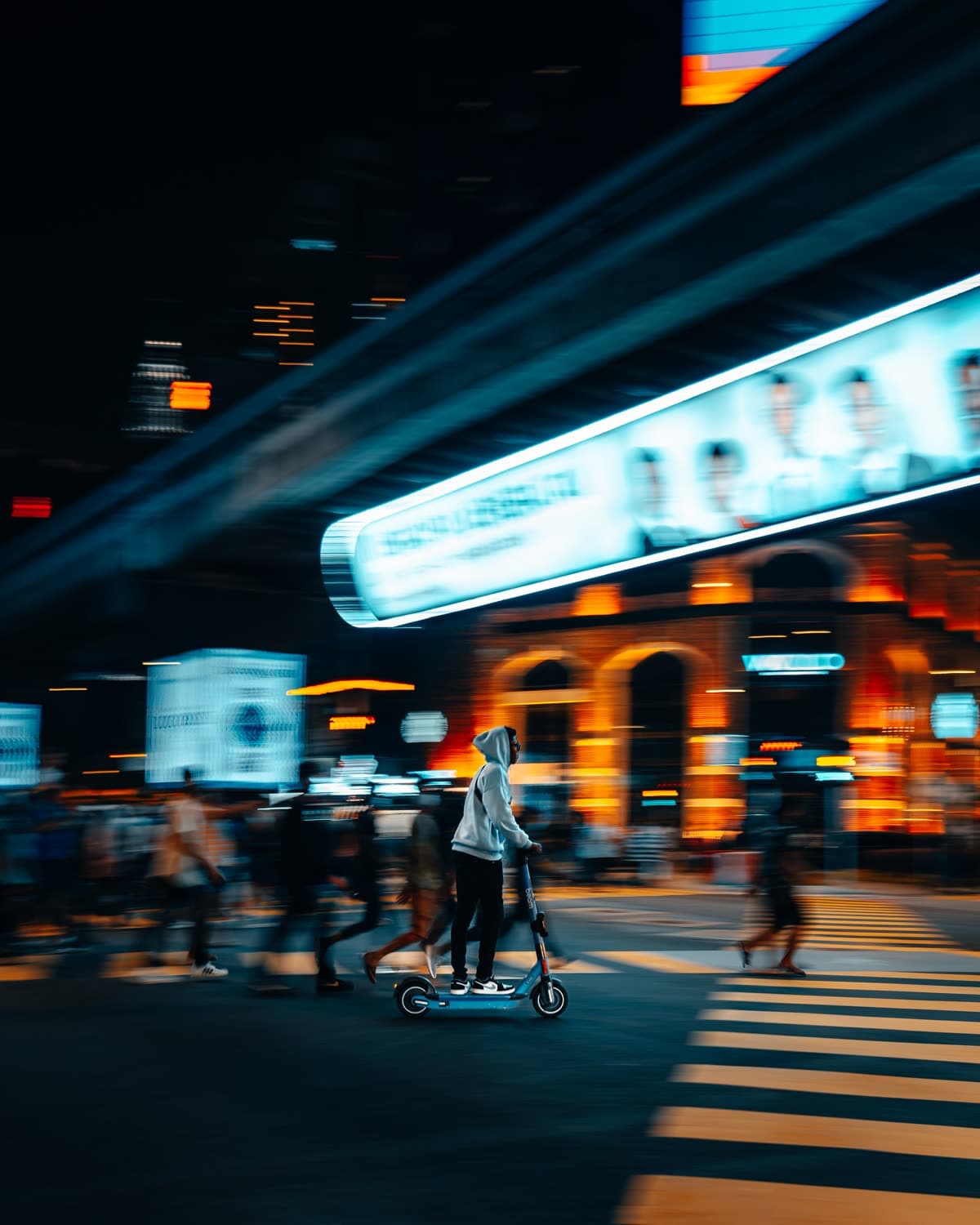 Representative electric scooter photography