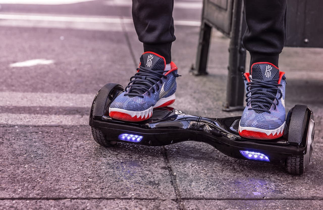Representative hoverboard photography